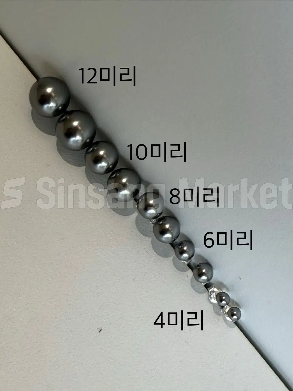 [빠른발송] 실버 925스와로브스키 그레이 진주 귀걸이