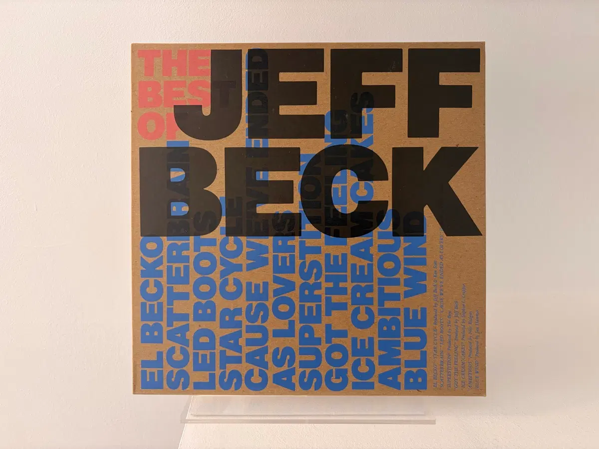 일본반 제프 벡 베스트 The Best Of Jeff Beck LP 레코드