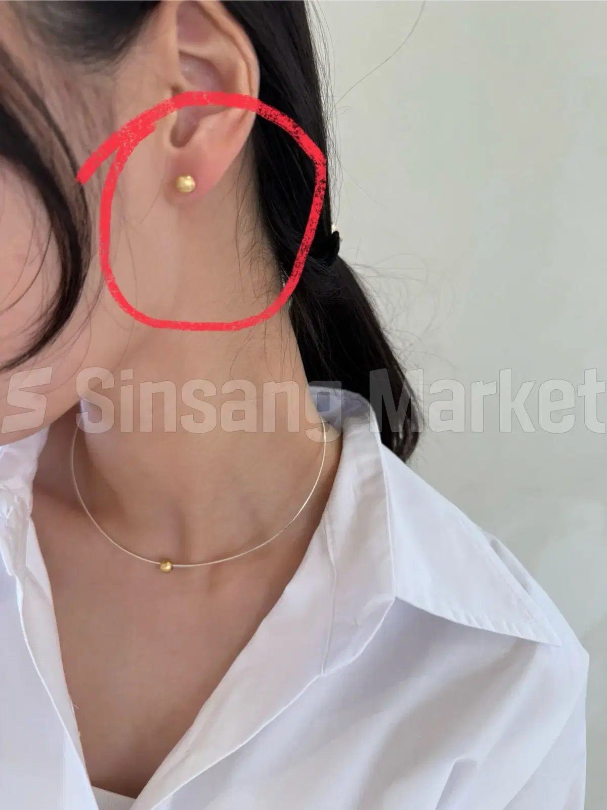 [빠른발송] 실버925 6미리은볼귀걸이