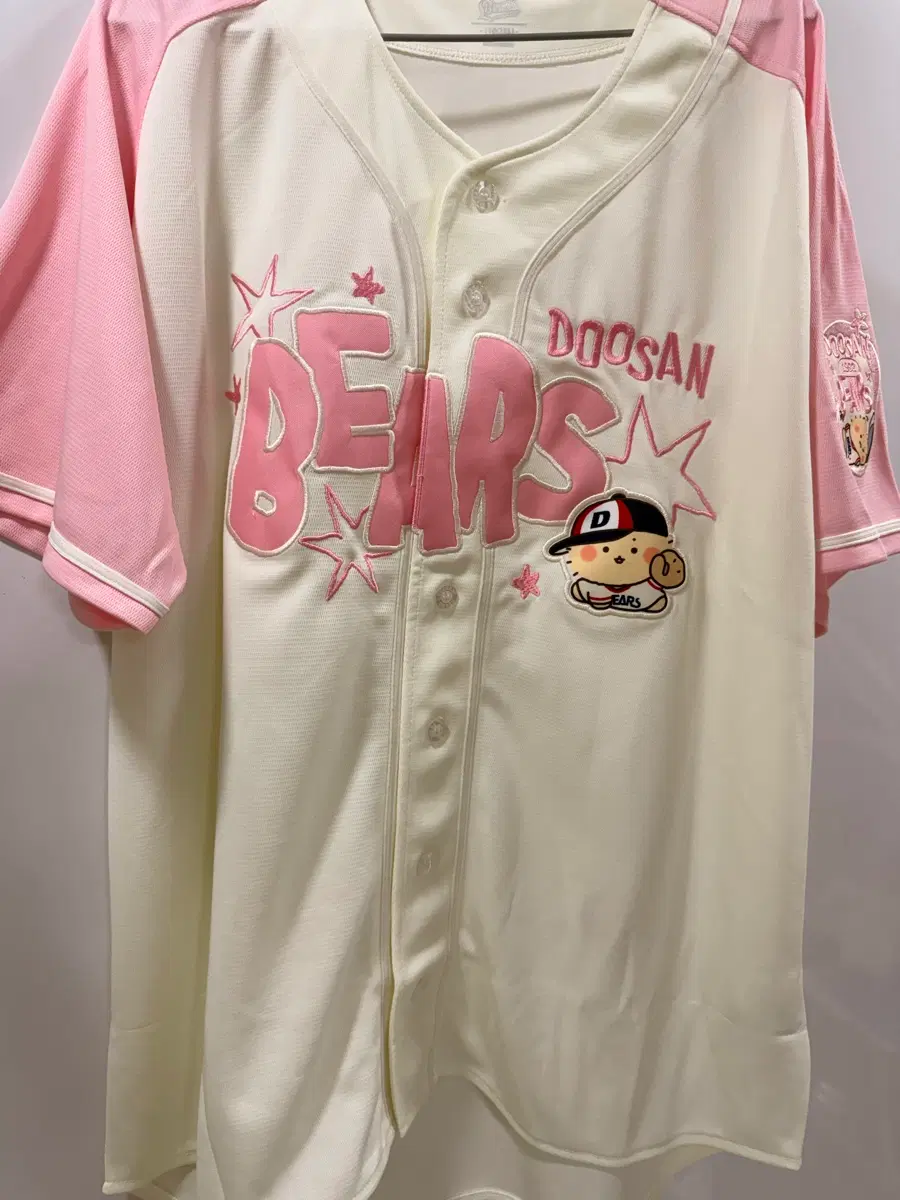 두산베어스 핑크망곰 박찬호 마킹 팝니다! (2XL)
