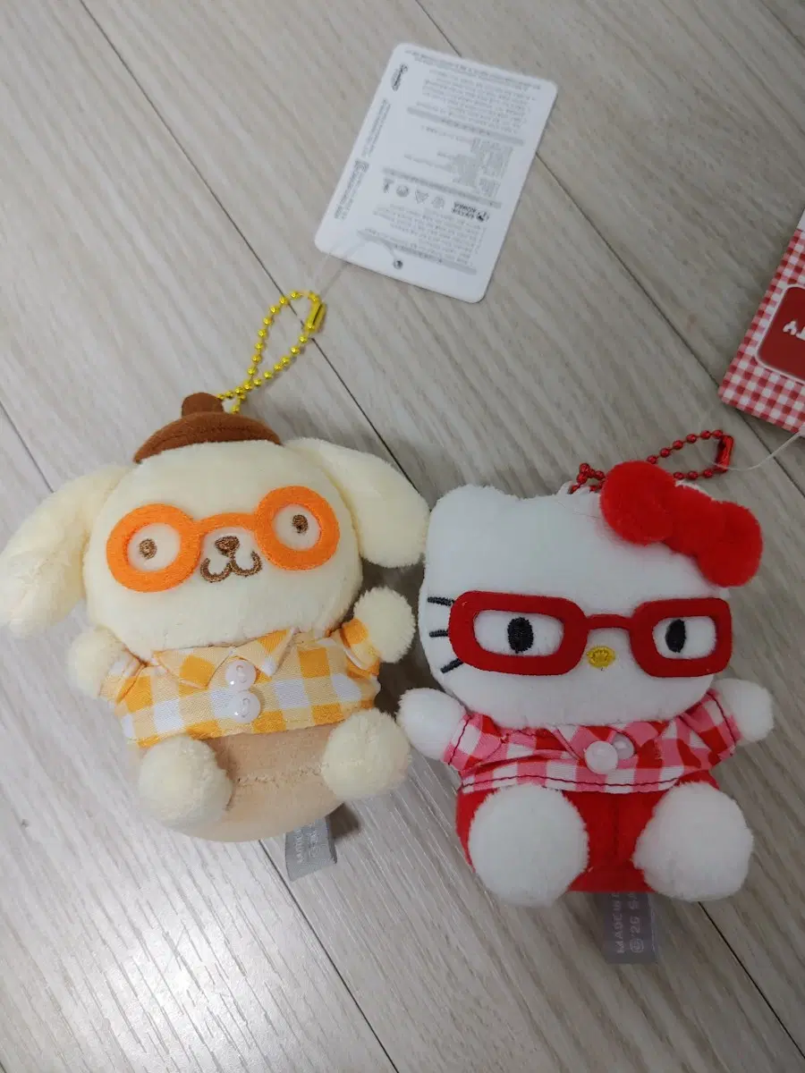 산리오 폼폼푸린 헬로키티 인형