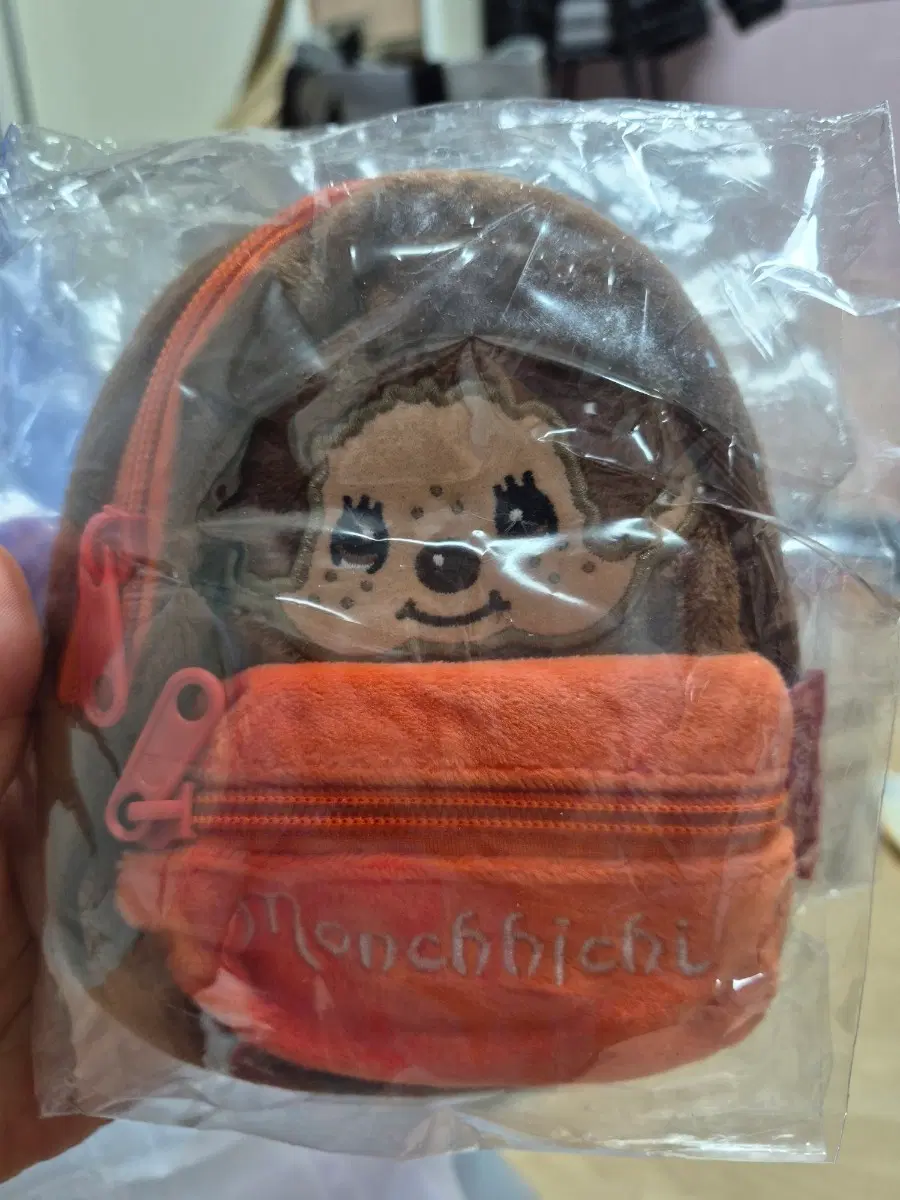 몬치치 몽키치치 백지갑 파우치