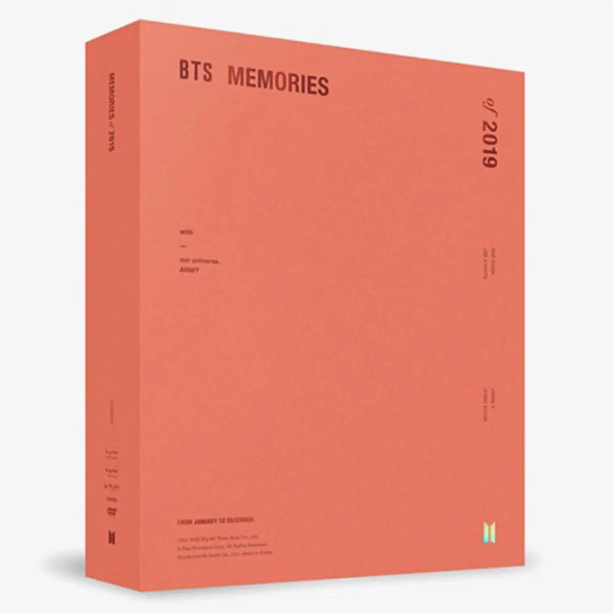 방탄소년단(BTS) 메모리즈 2019 DVD 판매합니다!