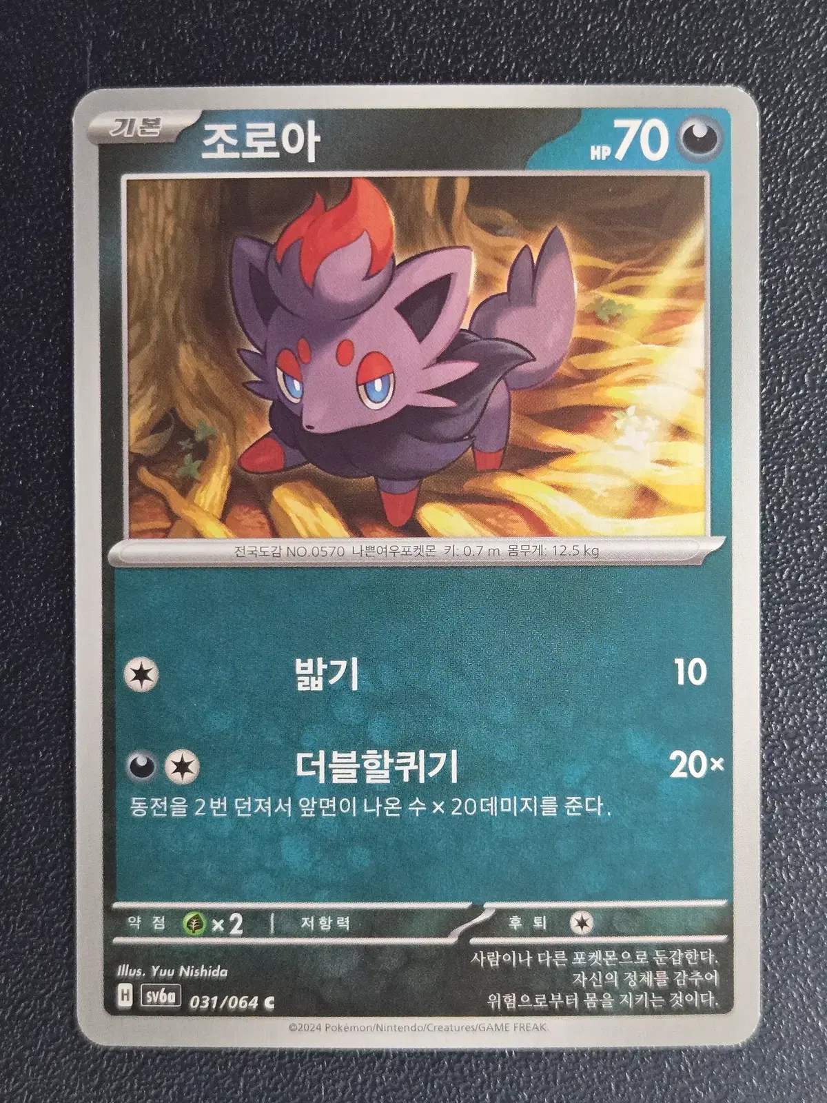 포켓몬카드 조로아 SV6a 031/064 C_1