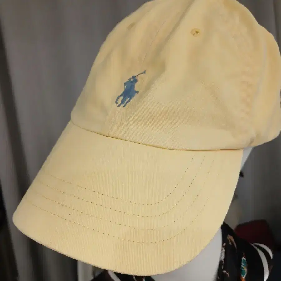 정품 폴로 볼캡 옐로우 59cm 원사이즈