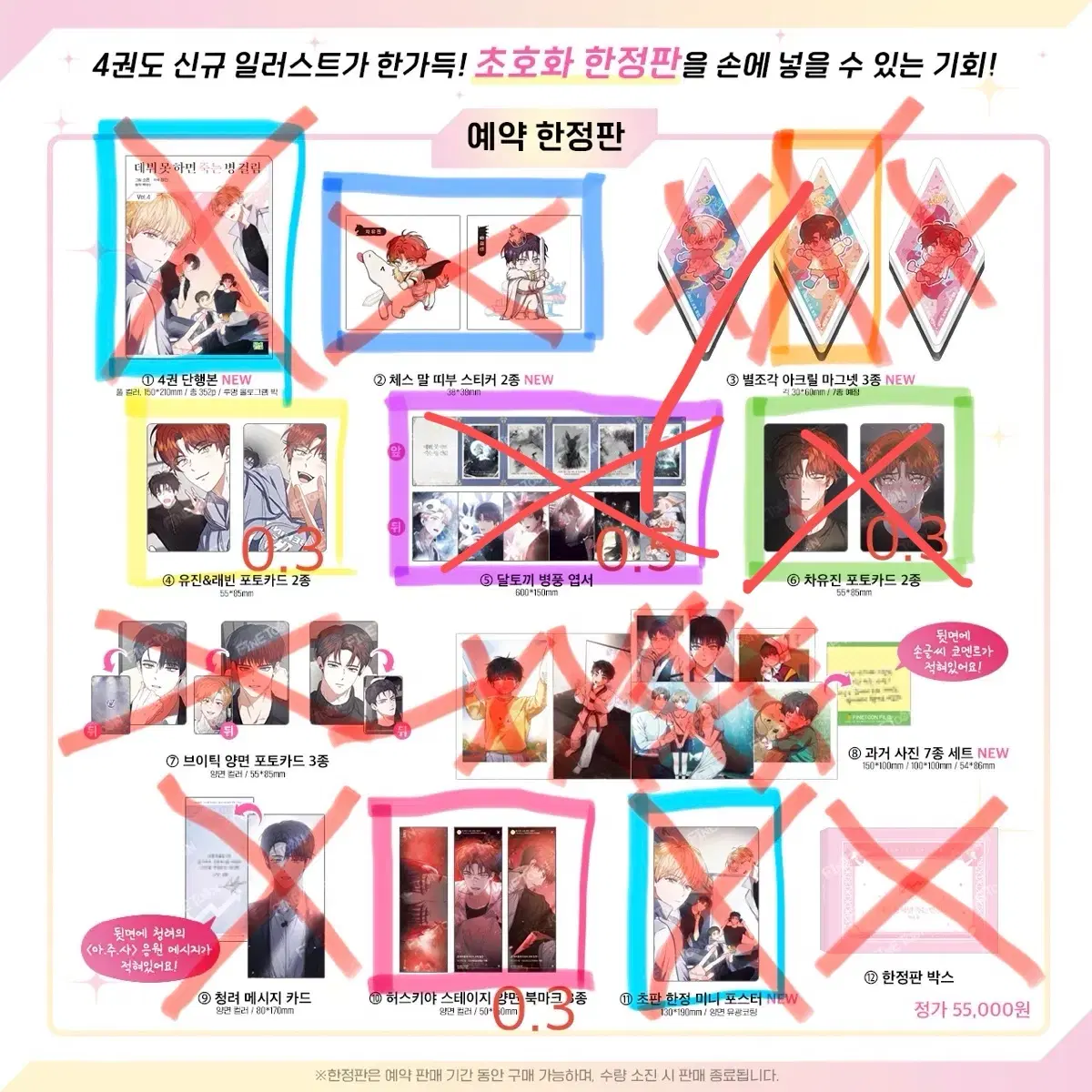 데못죽 웹못죽 4권 분철