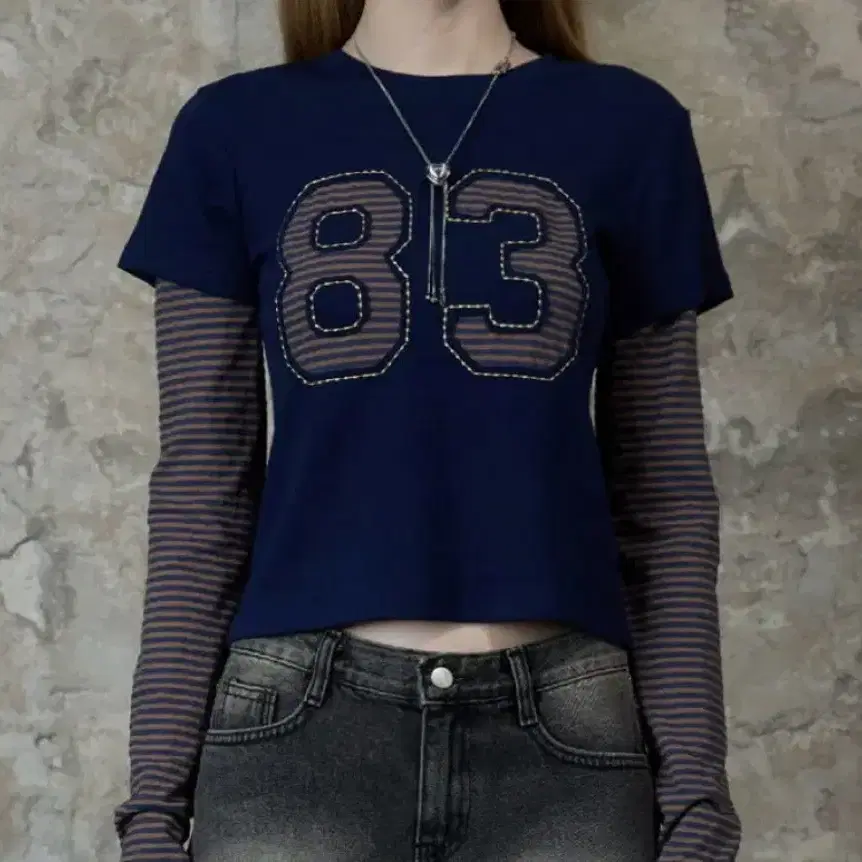 라티젠 L13 SPTRIGHTT-SHIRT(NAVY)