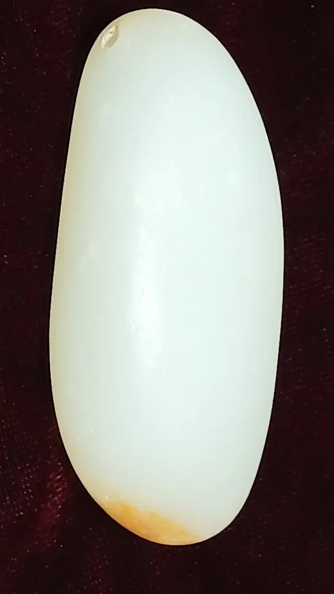 티베트 화전옥 백옥(자옥) 74g