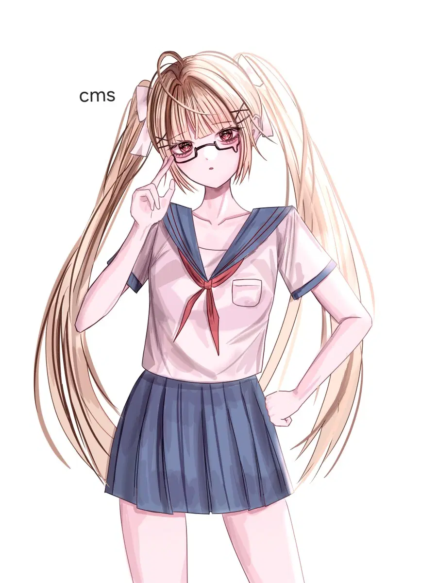 LD 미소녀 그림 커미션
