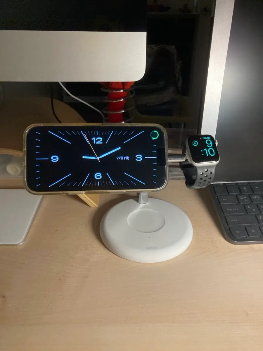 Belkin 벨킨 부스트업 프로 Qi2 15W 3in1 무선 충전 스탠드