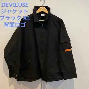DEVILUSE 데빌유스 자켓 블랙 XL 뒷면 로고