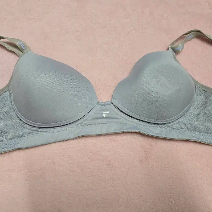 (중고) 여성 휠라 그레이 로고 브라 80B