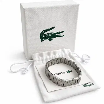 [ 새상품급 ] LACOSTE 라코스테 팔찌 실버 18.5cm