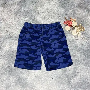 GAP 갭 ( F ) 하프 팬츠 카모플라주 패턴 여름 코튼 100% 인도산