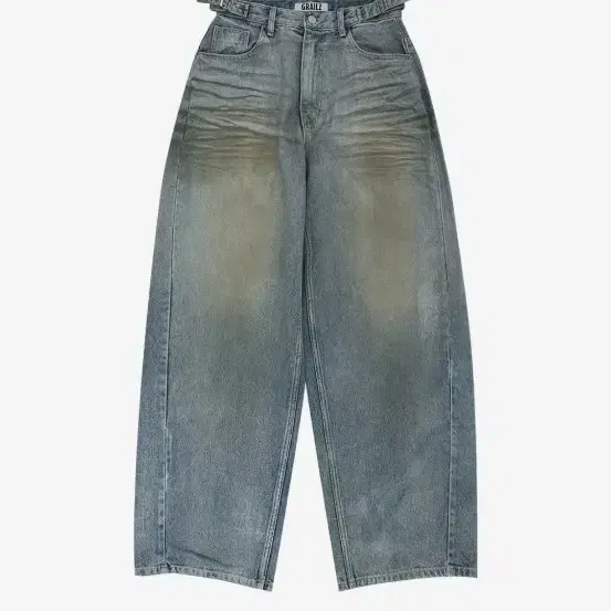그레일즈coated Ballon  denim  pants