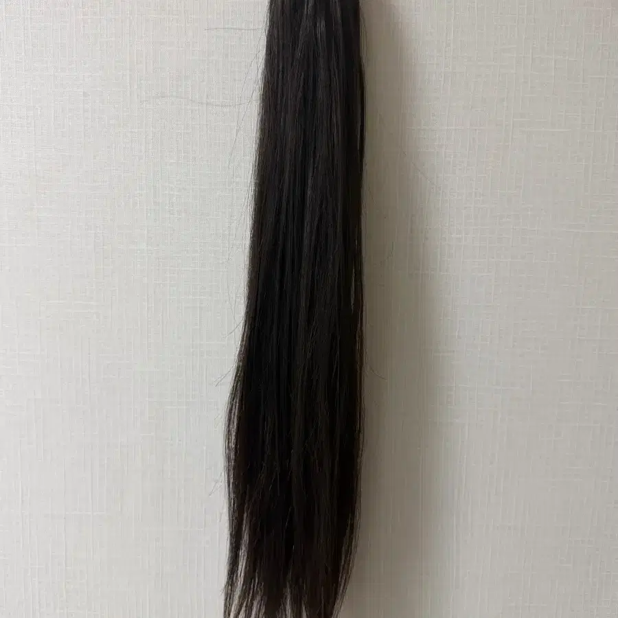 자연갈색 18인치 붙임머리 피스 판매합니다