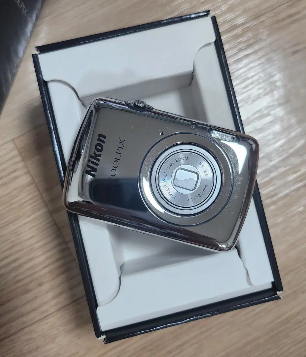 니콘 쿨픽스 S01 디카 Nikon COOLPIX S01 실버 풀박스