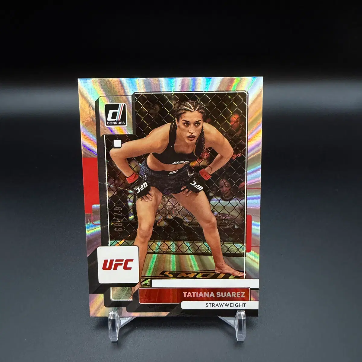 돈러스 UFC 타티아나 수아레즈 99한정 실버 레이저 카드