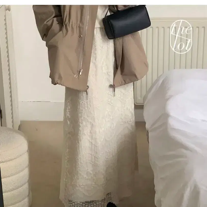 리터liter 베르니 레이스스커트