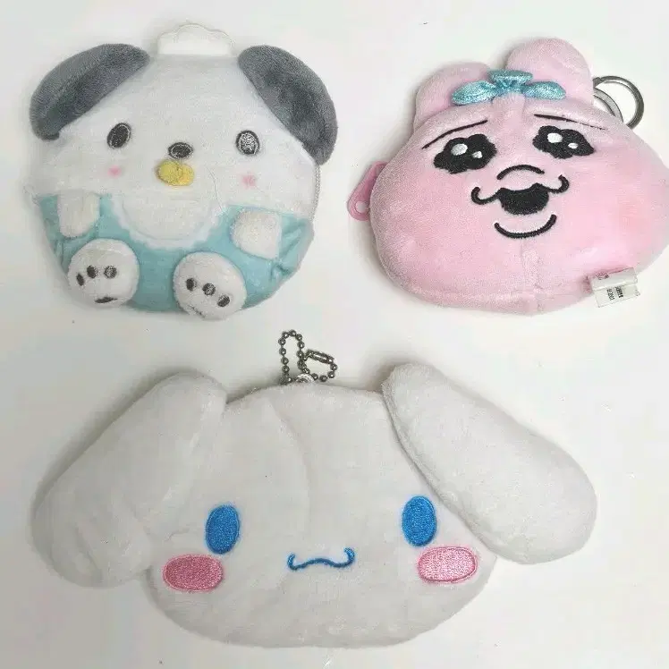 산리오 포챠코 시나모롤 오빤쥬우사기 동전지갑 파우치
