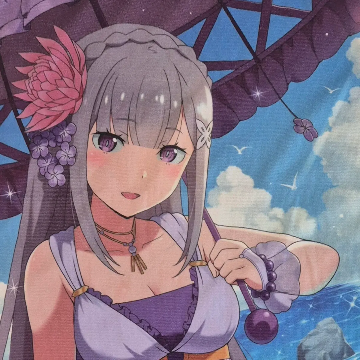 Re:zero/리제로 에밀리아 프리미엄 바스타월 Lost in Memories