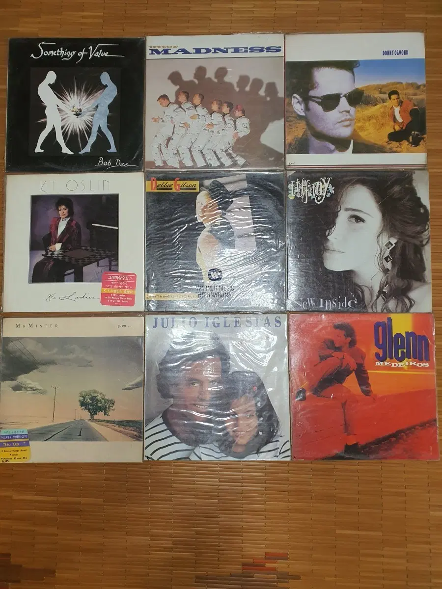 (미개봉)팝송 LP 레코드판(18장)