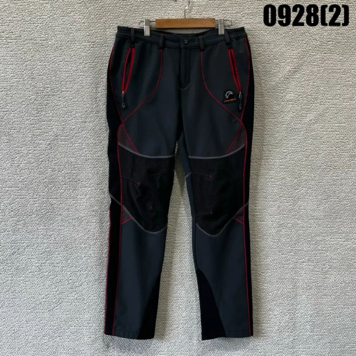 LONE SHARK 등산 바지 남성용 검정색 29