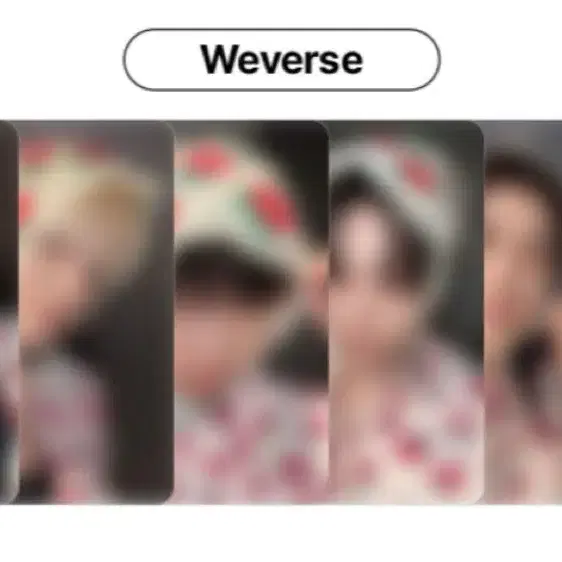 보이넥스트도어 홈 디럭스 위버스 럭키드로우 포카 분철합니다