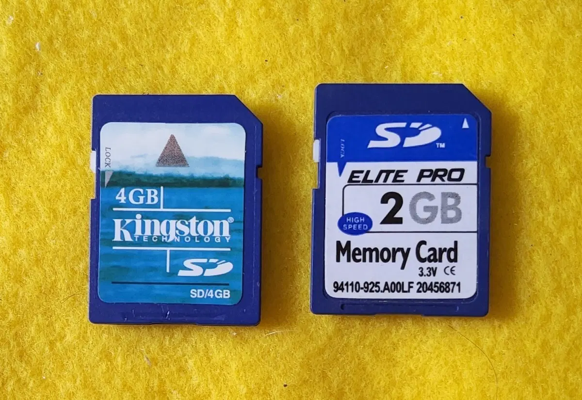 Kingston 4GB / ELITE PRO 2GB 메모리카드