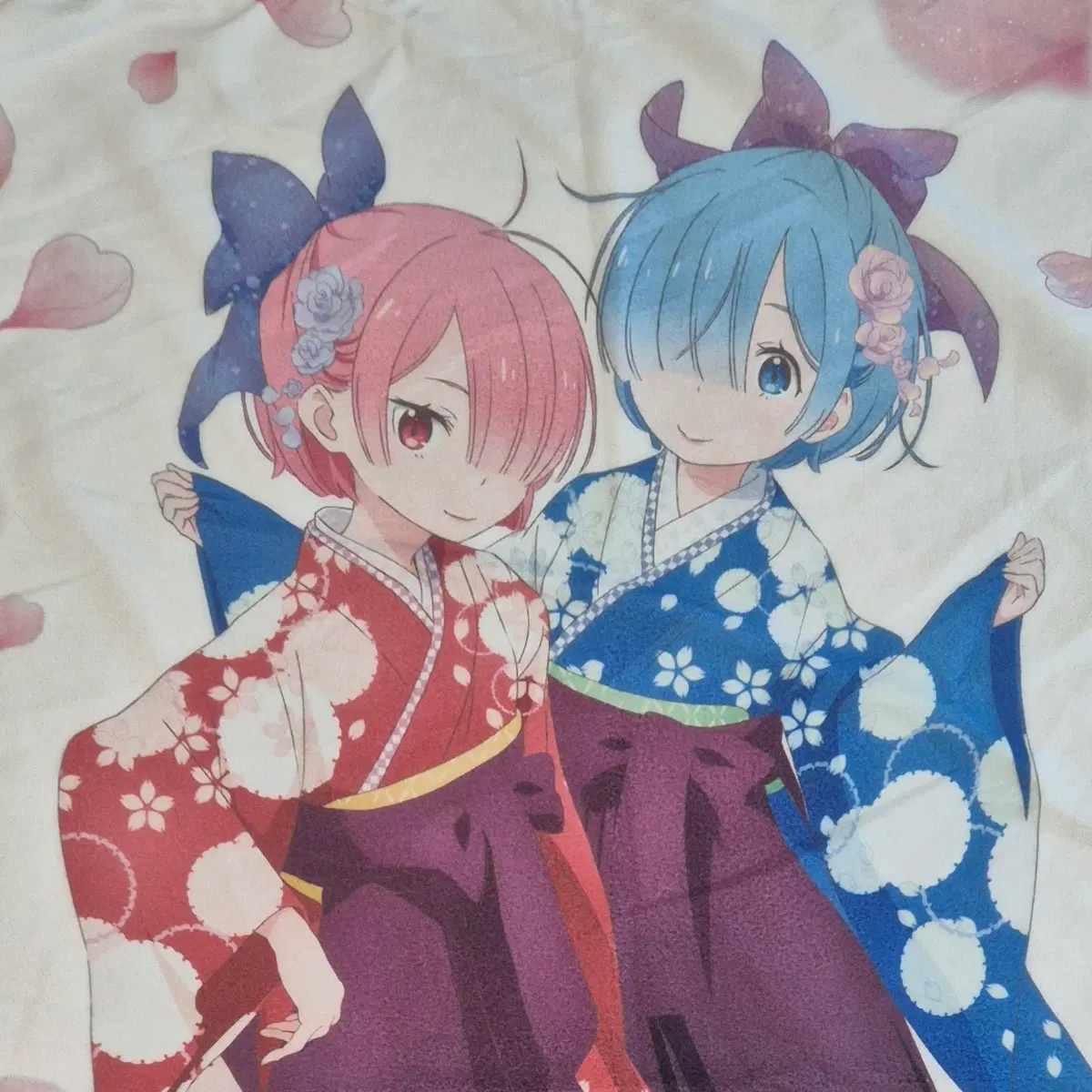 Re:zero/리제로 렘 람 기모노 버전 블랭킷