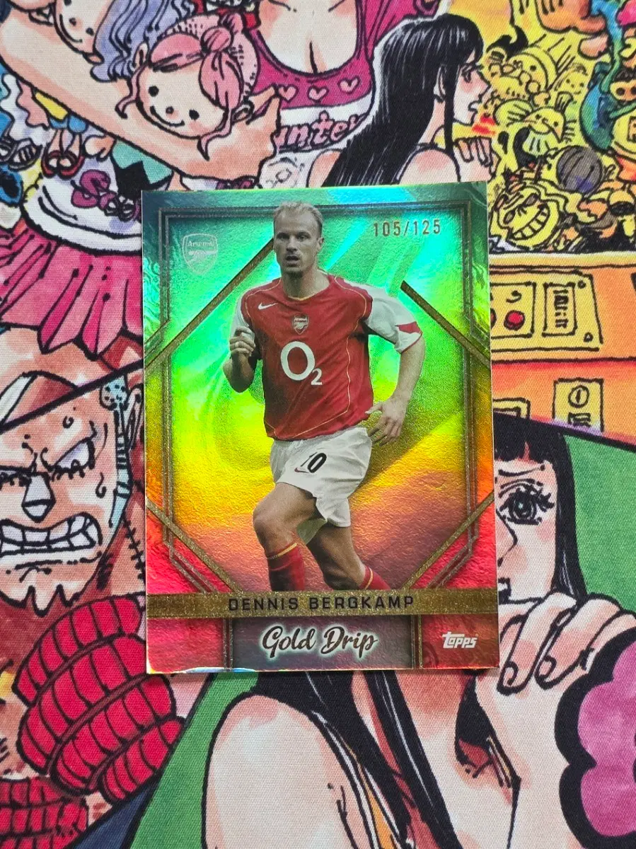 2023-24 Topps Arsenal Team Set 베르캄프 골드드립 /125