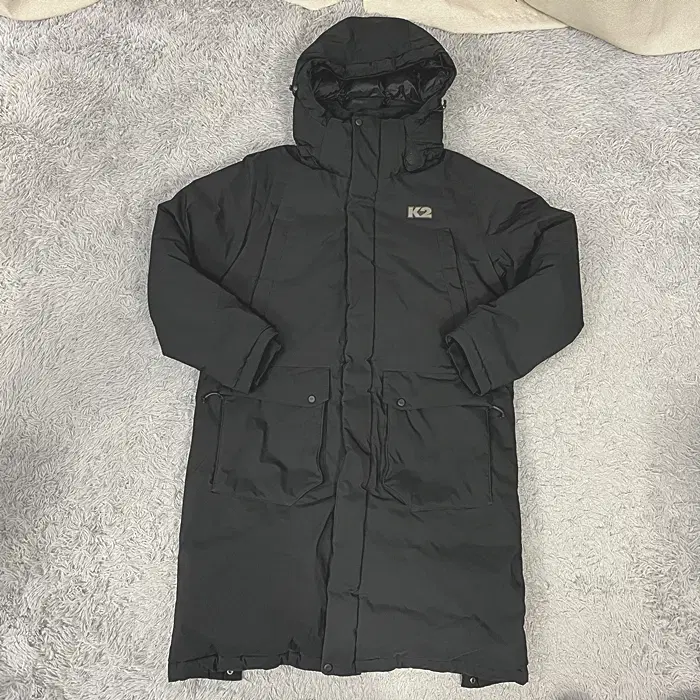 K2 거위털 롱패딩 점퍼 후드탈착 105