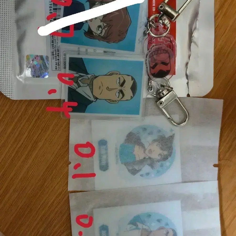 명탐정코난 모모리 팝업 랜덤 증명사진 아크릴 키링 쥬고 하이파라 란