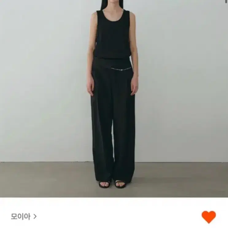모이아 Iyocell pants (black)