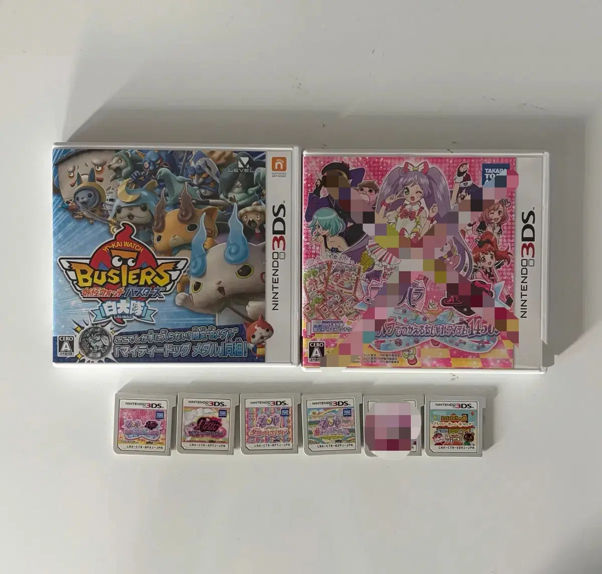 닌텐도칩 3DS 요괴워치 동숲 인테리어 일판 여신의 드레스 백견대 유메 올스타프리즘스톤 프리파라 레라 1450 마이데코 그랑프리