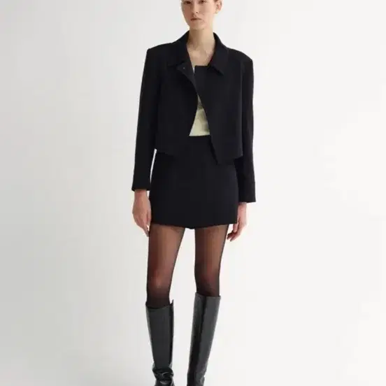 시에 조세핀 트라우저 스커트 25FW / 네이비 / S