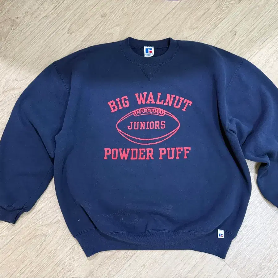 90년도 러셀 애슬레틱 50:50 BIG WALNUT CREWNECK