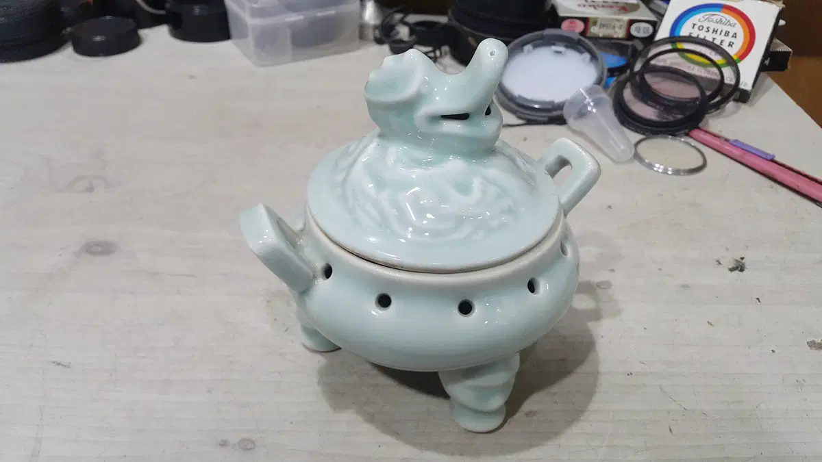 1960 일본 도자기 향로