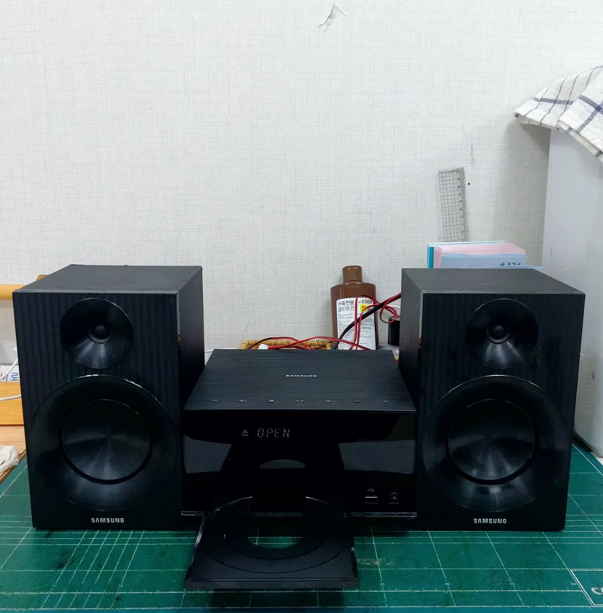 삼성 마이크로 컴포넌트 미니 오디오 cd플레이어 라디오 블루투스스피커 MM-J320