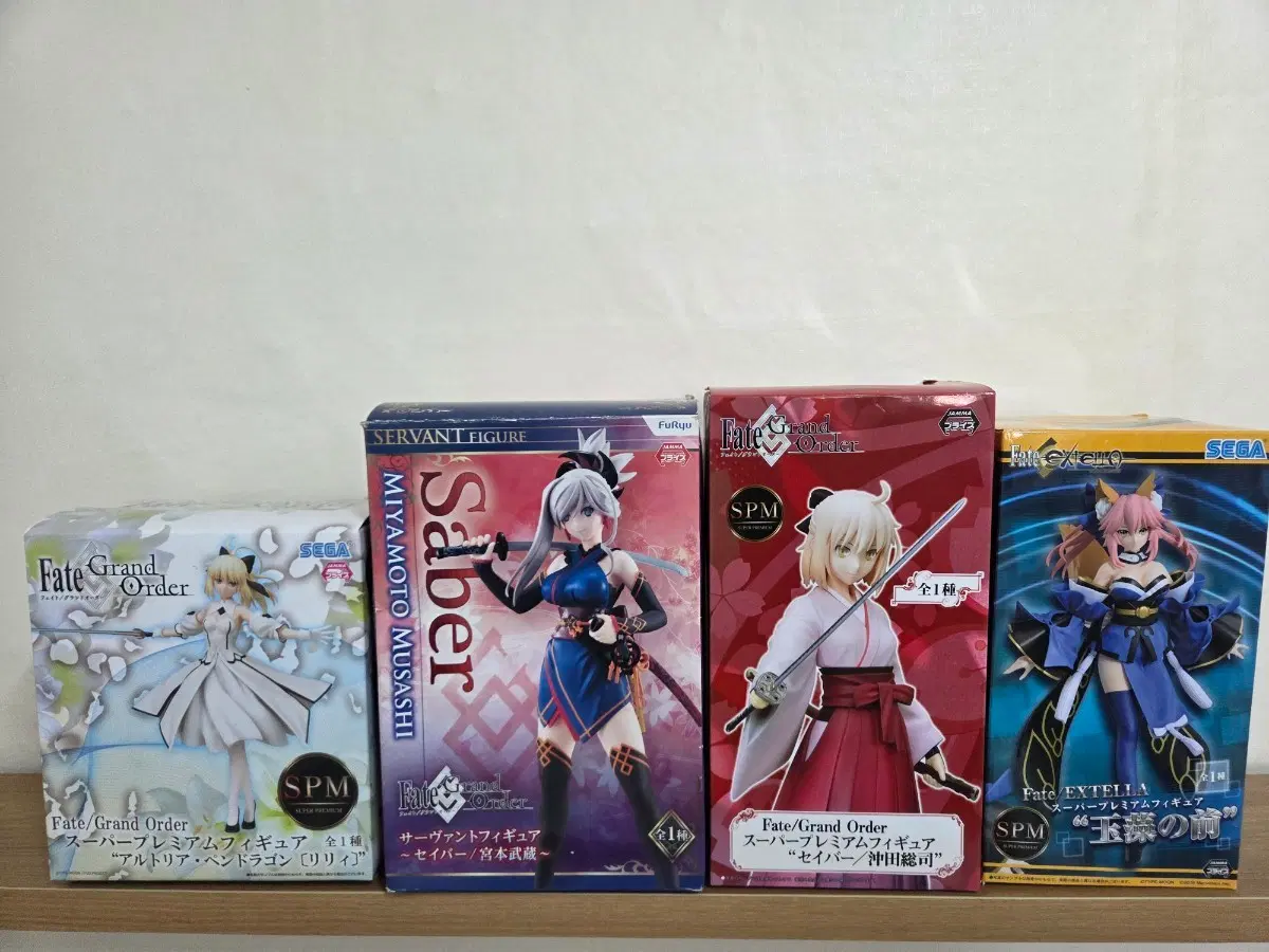 페이트 Fate 피규어 SPM 4종