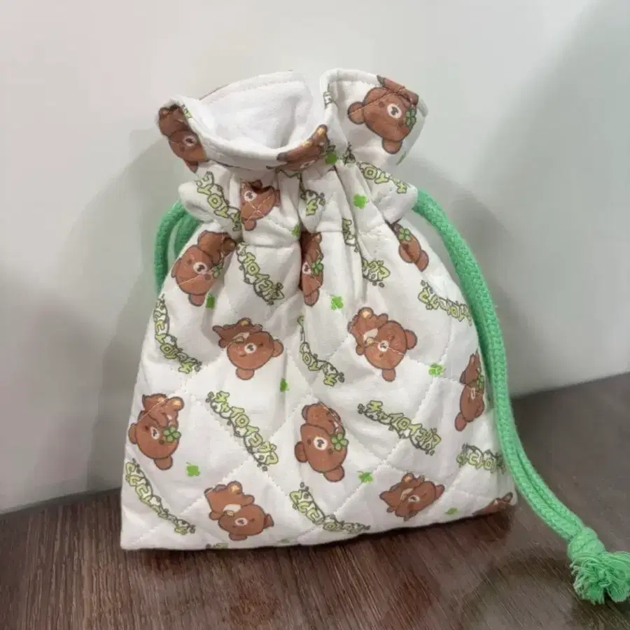리락쿠마 코구마 핸드메이드 복조리 파우치