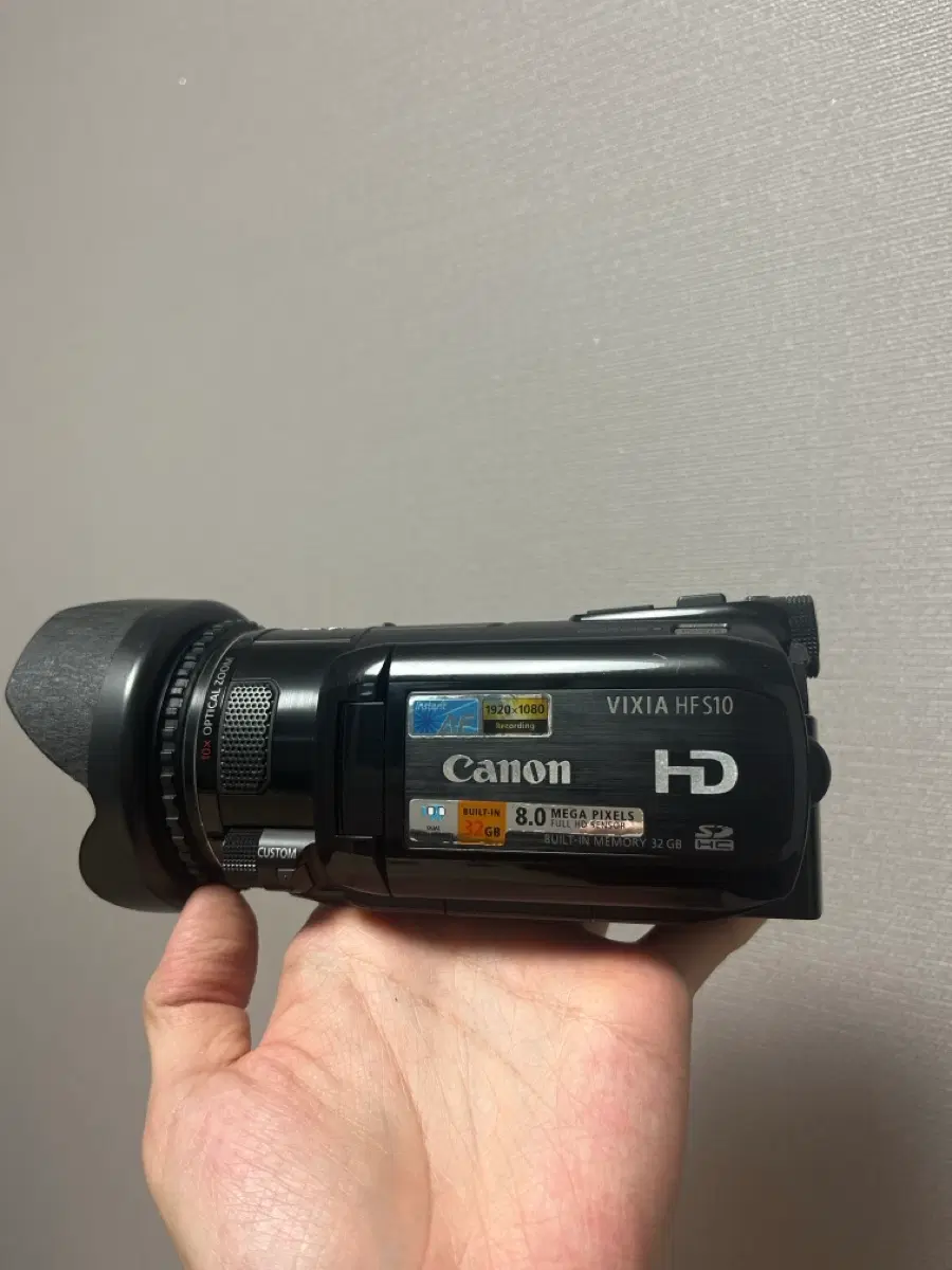 캐논 vixia HF S10 빈티지 캠코더