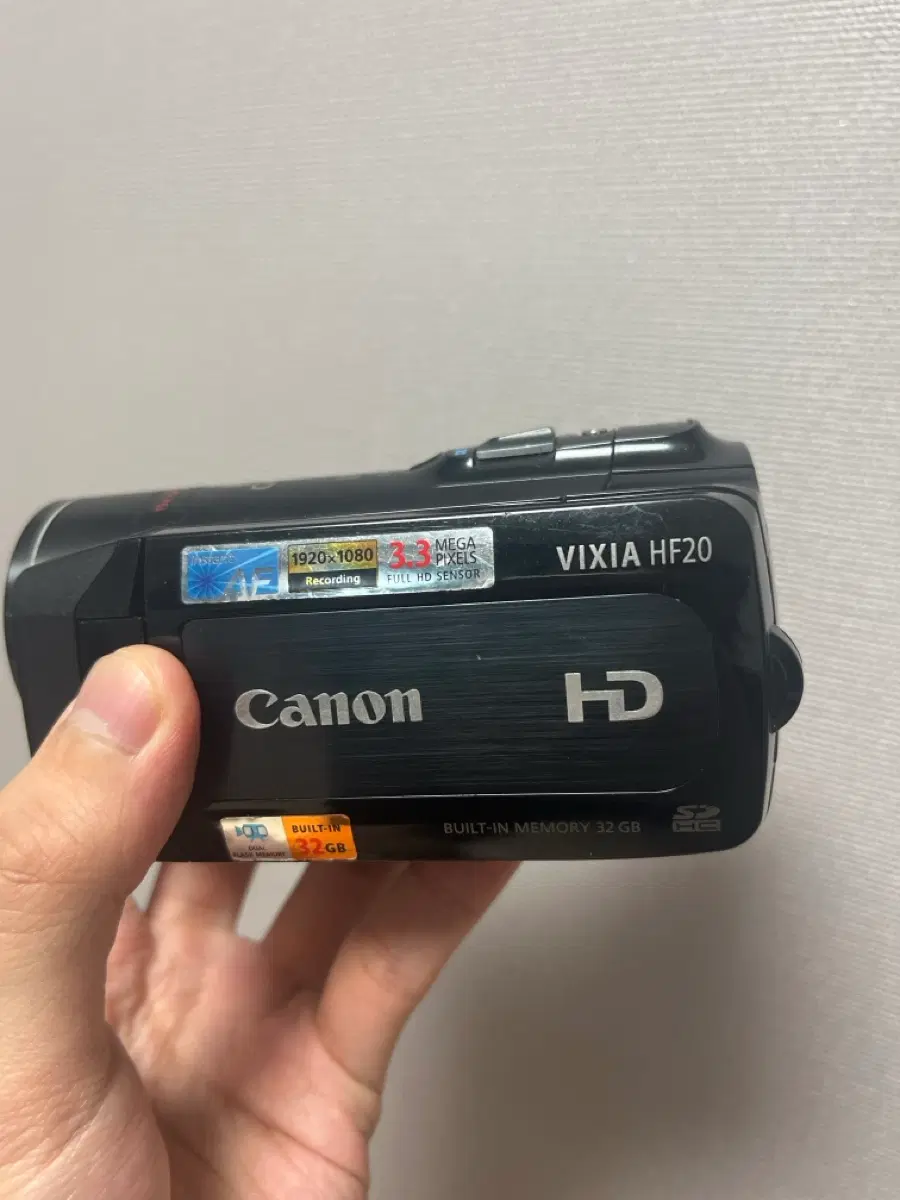 캐논 vixia HF20 빈티지 캠코더