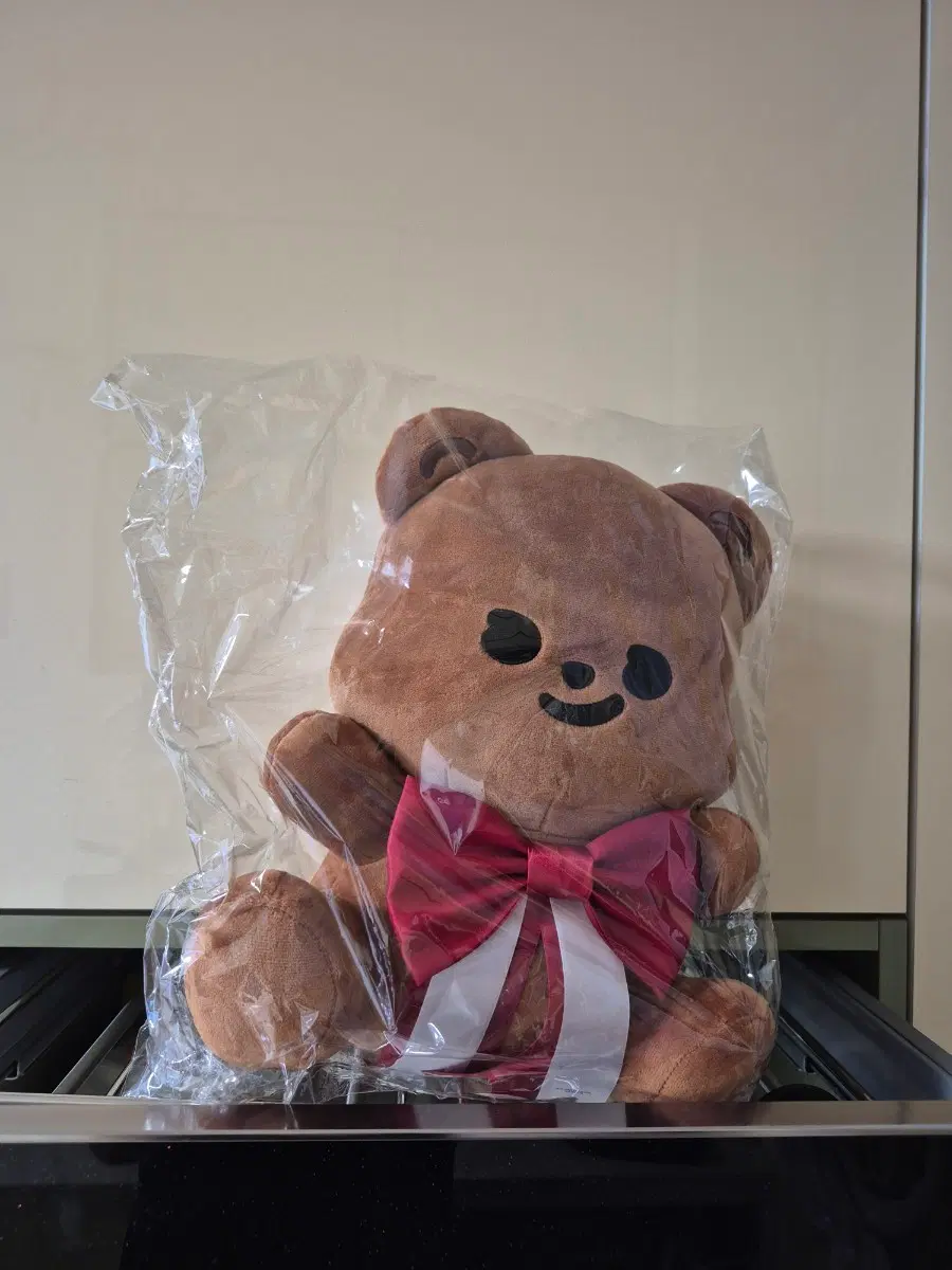 귀여운 리본 곰돌이 인형