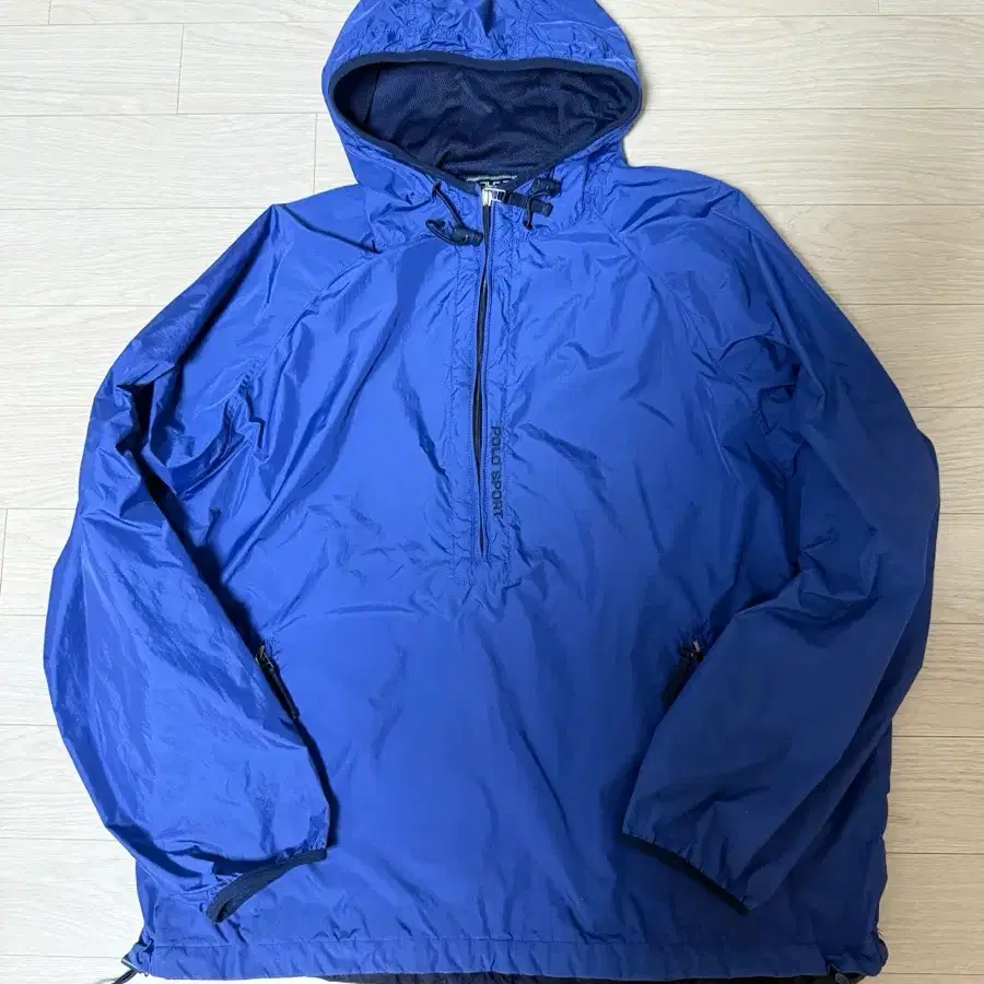 90s 빈티지 폴로스포츠 하프집업 아노락 원드브레이커