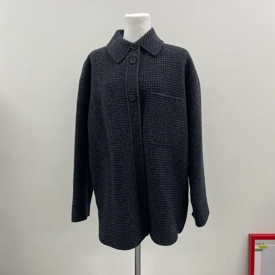 [BEAKER] 모 체크 자켓