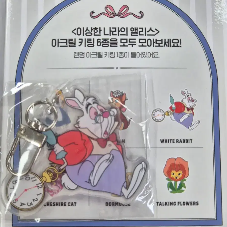 디즈니 이상한 나라의 앨리스 커피 드립백 토끼 키링 판매