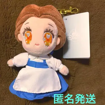 디즈니 스토어 벨 미녀와 야수 플러시 키체인 봉제 인형