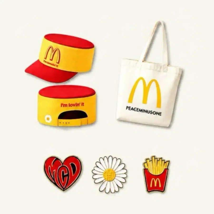 McDonald's x G-DRAGON PEACEMINUSONE Collaboration Hat