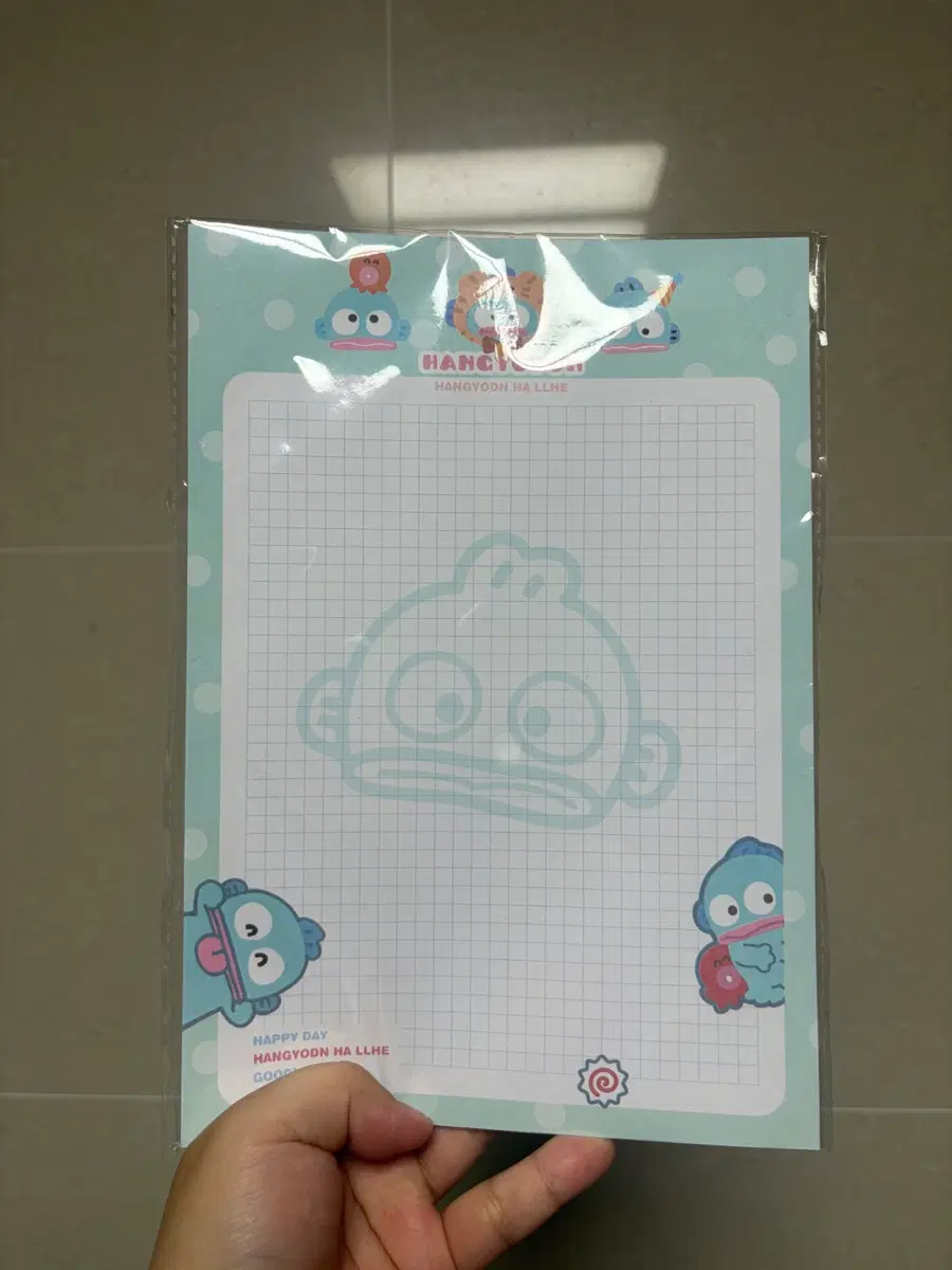 산리오 한교동 A5 사이즈 메모패드(필기노트) 2종